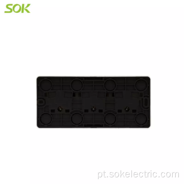 Triple Schuko Outlet 16 amper tomada elétrica de parede